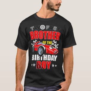 Brother of the two fast 2nd birthday boy racing ca T-Shirt