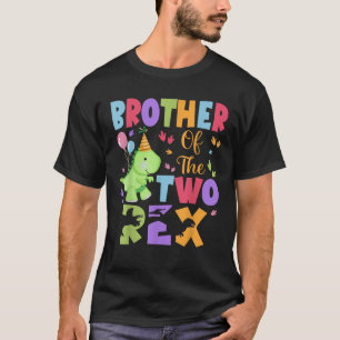 Brother Of The Two Rex Birthday Dinosaur Family Ma T-Shirt