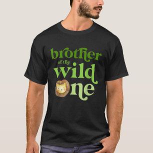 Brother of the Wild One Zoo Birthday Jungle Safari T-Shirt