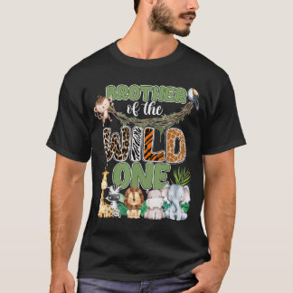 Brother ofhe Wild One 1St Birthday Family Safari J T-Shirt