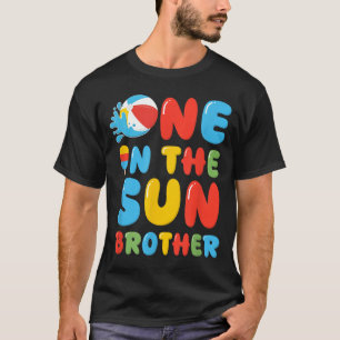 Brother One in The Sun 1st Birthday ol Party Beach T-Shirt