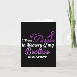 Brother Overdose Awareness Memory Card