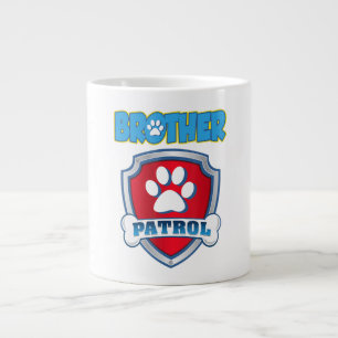 Brother Patrol Shirt - Dog Mum Dad Funny Gift Large Coffee Mug