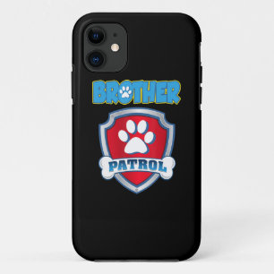 Brother Patrol Shirt - Dog Mum Dad Gift Birthday iPhone 11 Case