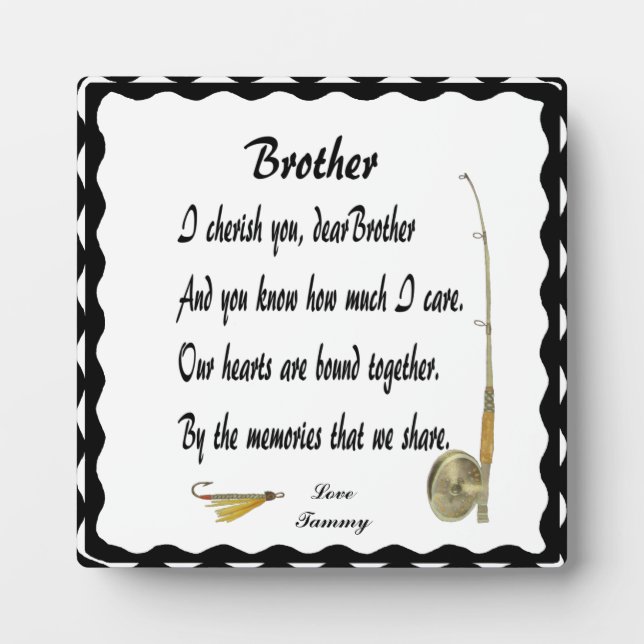 BROTHER-PLAQUE PLAQUE (Front)