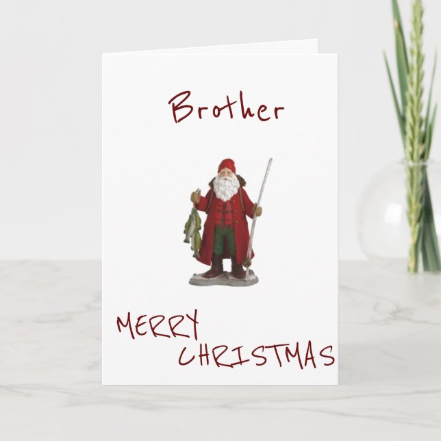 **BROTHER** READY TO CELEBRATE **CHRISTMAS** HOLIDAY CARD (Front)