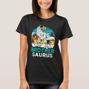 Brother Saurus Dinosaur Matching Family T Rex Vint T-Shirt