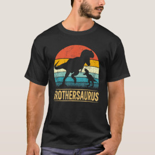 Brother Saurus T Rex Dinosaur Brother  Father's Da T-Shirt