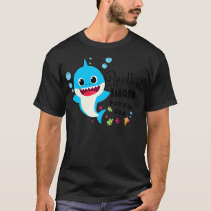 Brother Shark Design for Boy Cute Baby Shark Gift  T-Shirt