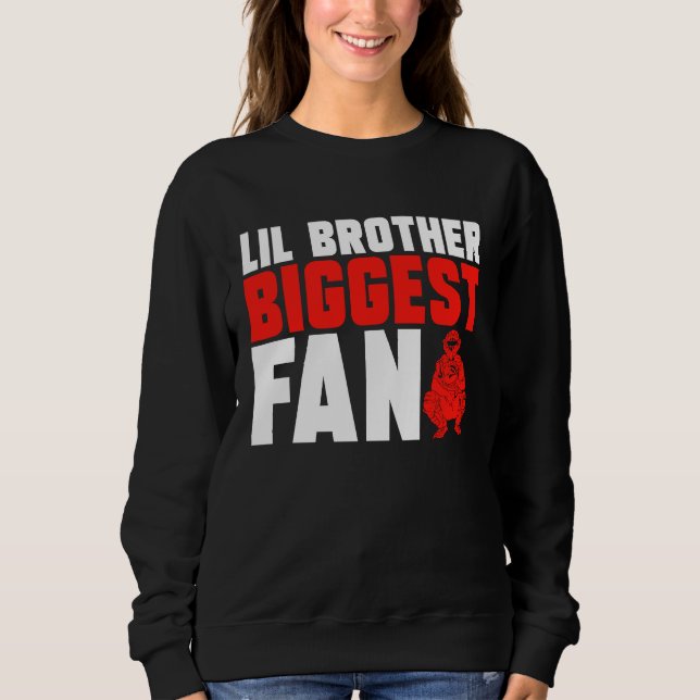 Brother Sister  Baseball Softball Catcher Sweatshirt (Front)