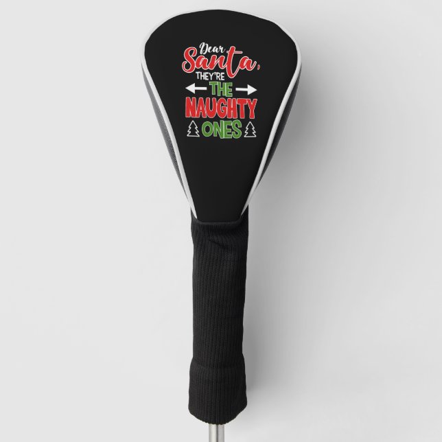 Brother Sister Christmas Gift Golf Head Cover (Front)