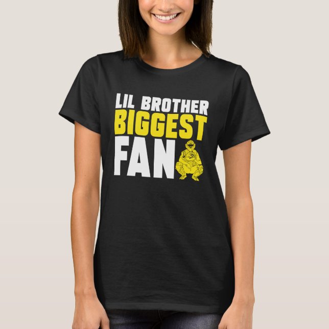 Brother Sister  Softball Catcher T-Shirt (Front)