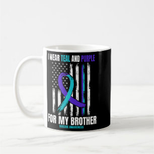 Brother Suicide Awareness Prevention American Flag Coffee Mug