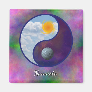 Brother Sun, Sister Moon Namaste Magnet