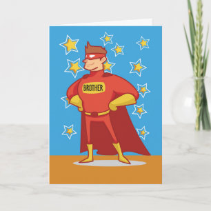 Brother Superhero Father's Day Card