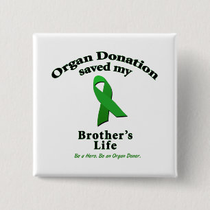 Brother Transplant 15 Cm Square Badge