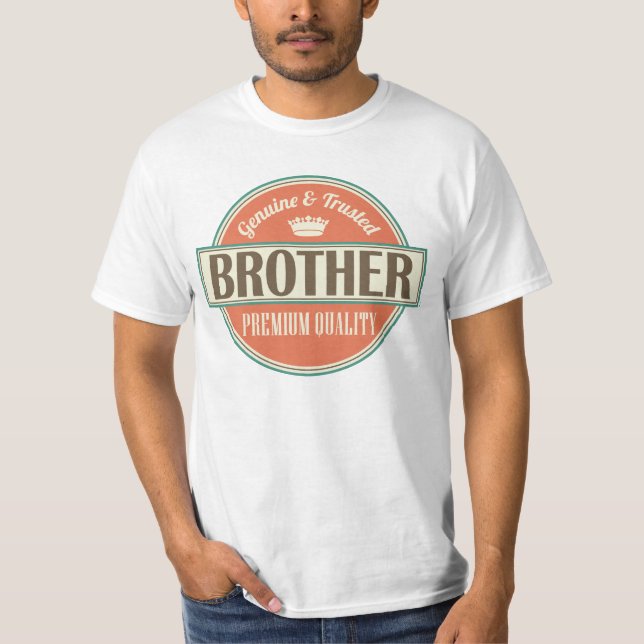 Brother Vintage Logo Mens T-shirt (Front)
