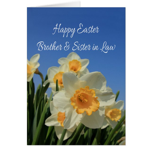 Brother & Wife  Happy Easter (Front)