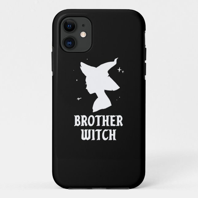 Brother Witch Funny Spooky Matching Halloween Case-Mate iPhone Case (Back)