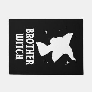 Brother Witch Funny Spooky Matching Halloween Doormat