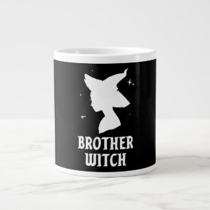 Brother Witch Funny Spooky Matching Halloween Large Coffee Mug