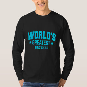 Brother World's Greatest Blue T-Shirt