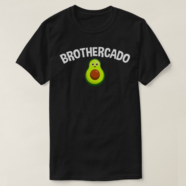 Brothercado Funny Avocado Brother Sibilings banana T-Shirt (Design Front)