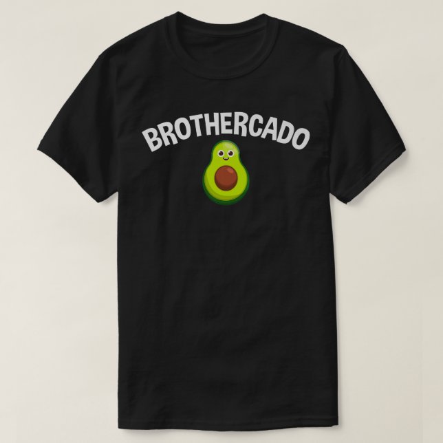Brothercado Funny Avocado Brother Sibilings Tee  (Design Front)