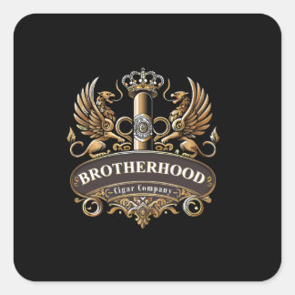 Brotherhood Cigar Company  Square Sticker