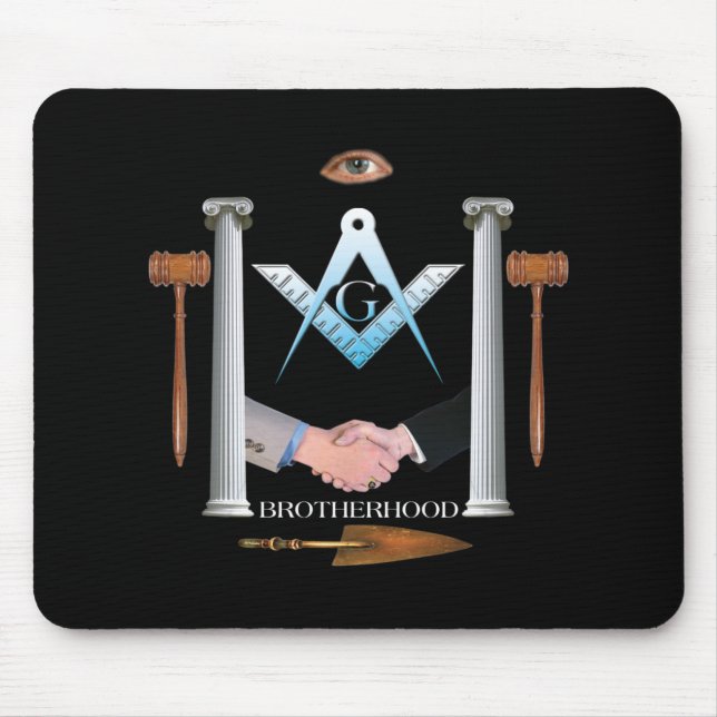 Brotherhood of Freemasons Mouse Pad (Front)