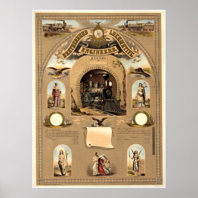 Brotherhood of Locomotive Engineers Poster (Front)