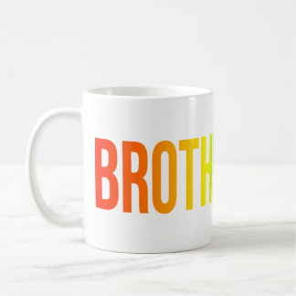 BROTHERHOOD Wordmark Mug Rainbow