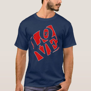 Brotherly Love Philly Red White and Blue T-Shirt