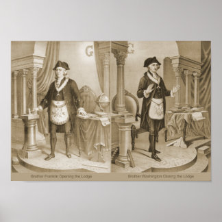 Brothers Ben and George Poster