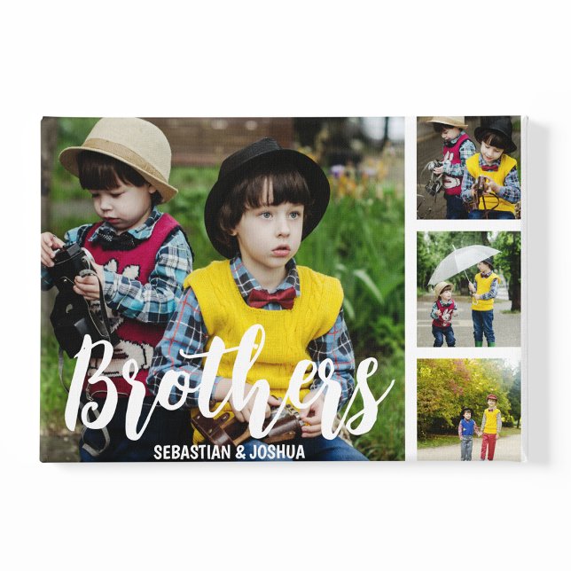 Brothers Customised Photo Collage Plaque (Creator Uploaded)