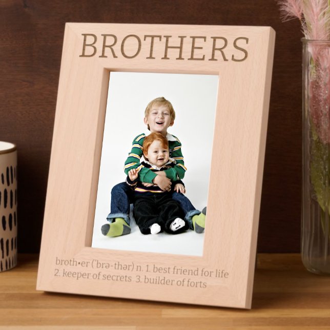 Brothers Dictionary Definition Fun Etched Frames (Creator Uploaded)
