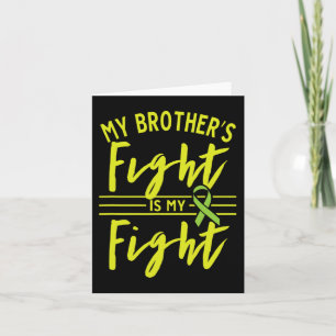 Brother's Fight Is My Fight Kidney Disease Awarene Card
