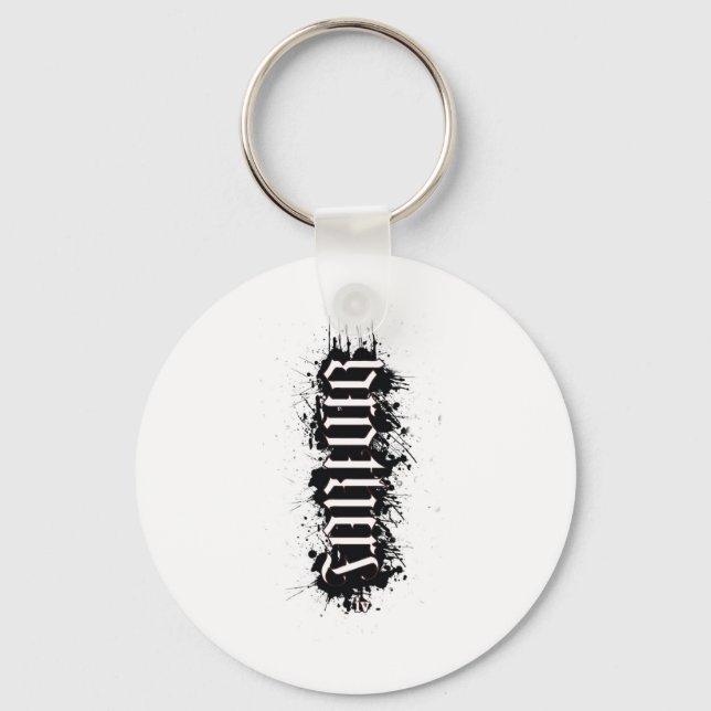 Brothers Forever Ambigram Key Ring (Front)