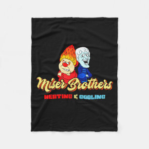 Brothers Heating &amp; Cooling Christmas  Fleece Blanket