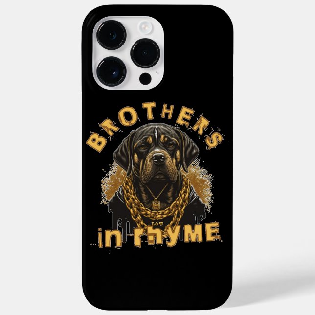 BROTHERS IN RHYME funny hip hop                Case-Mate iPhone Case (Back)
