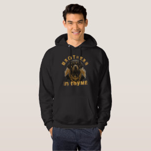 BROTHERS IN RHYME funny hip hop Hoodie