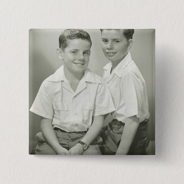 Brothers in Studio 15 Cm Square Badge (Front)