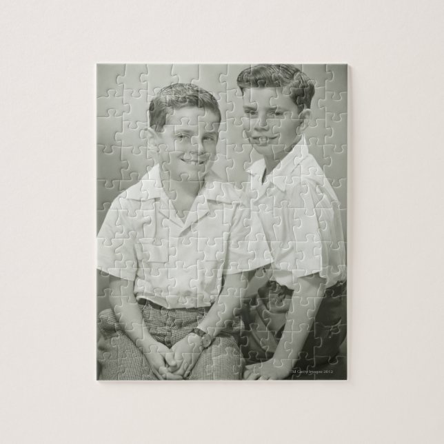 Brothers in Studio Jigsaw Puzzle (Vertical)