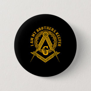 Brothers Keeper Illuminati Symbol Masonic Conspira 6 Cm Round Badge