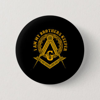 Brothers Keeper Illuminati Symbol Masonic Conspira 6 Cm Round Badge