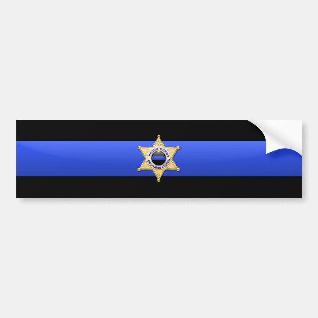 Brothers Keeper Star Badge Bumper Sticker (Front)