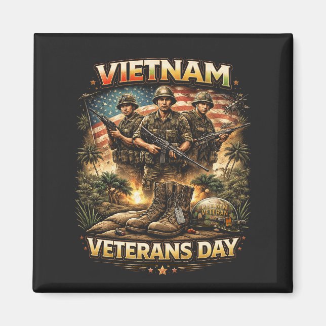 Brothers of Vietnam Magnet (Front)