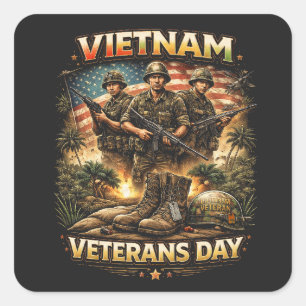 Brothers of Vietnam Square Sticker