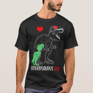 Brothersaurus Daddy Rex Autism Awareness Proud Dad T-Shirt