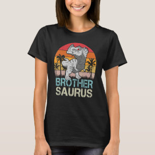 Brothersaurus Family Matching Retro Vintage Trex T-Shirt